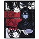 Тетрадь на кольцах А5 175х215 мм, 120 листов, твердый картон, клетка, BRAUBERG, "Anime Manga", 404715 404715