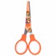 Ножницы 130 мм оранжевые, с цветной печатью "Котики", закругленные, BRAUBERG KIDS, 238351 238351