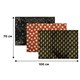 Бумага упаковочная новогодняя НАБОР 3 шт. "Black&Gold", С ЭФФЕКТАМИ, 70х100 см, ЗОЛОТАЯ СКАЗКА, 592190 592190
