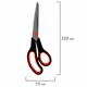 Ножницы BRAUBERG SOFT GRIP НАБОР 5 штук (140, 170, 190, 220, 240 мм), эргономичные черно-красные ручки, ВЫГОДНАЯ УПАКОВКА, 238410 238410