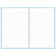 Блокнот А5 134х206 мм, 80 л., твёрдый, клетка, BRAUBERG "Minimal", голубой, 116442 116442