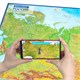 Карта России физическая 157х107 см, 1:5,5М, с ламинацией, интерактивная, в тубусе, BRAUBERG, 112399 112399
