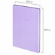 Блокнот БОЛЬШОЙ ФОРМАТ 200х290 мм, А4, 80 л., твердый, клетка, BRAUBERG "Minimal", сиреневый, 116434 116434