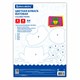 Цветная бумага А4 офсетная, 8 листов 8 цветов, на скобе, BRAUBERG, 200х283 мм, "Лягушонок", 116624 116624