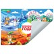 Настольное покрытие BRAUBERG KIDS, А3+, пластик, 46x33 см, "Кот-энтузиаст изучает Времена года", 273618 273618
