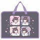 Папка на молнии с ручками ЮНЛАНДИЯ А4, 1 отделение, пластик, ширина 45 мм, "Anime dreamer", 273357 273357
