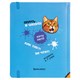 Дневник 1-11 класс 48 л., кожзам (твердая), печать, резинка, конверт, BRAUBERG, "Опять в школу", 107231 107231