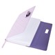Ежедневник недатированный А5 145х215 мм, BRAUBERG "Stitch", под кожу, магнит, 160 л., сиреневый, 116589 116589