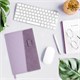 Ежедневник недатированный А5 145х215 мм, BRAUBERG "Stitch", под кожу, магнит, 160 л., сиреневый, 116589 116589