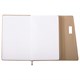 Ежедневник недатированный А5 145х215 мм, BRAUBERG "Stitch", под кожу, магнит, 160 л., бежевый, 116590 116590