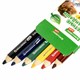 Карандаши цветные толстые для малышей 6 цветов, трехгранные, натуральное дерево, BRAUBERG KIDS, 182057 182057