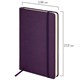 Ежедневник недатированный А5 138х213 мм, BRAUBERG "Base", под кожу, 160 л., фиолетовый, 116256 116256