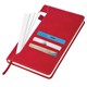 Ежедневник недатированный А5 138х213 мм, BRAUBERG "Slot", под кожу, держатель для ручки, 160 листов, красный, 116606 116606