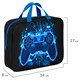 Папка на молнии с ручками BRAUBERG KIDS А4, 1 отделение, полиэстер, 80 мм, "Digital gamepad", 273316 273316