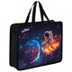 Папка на молнии с ручками ЮНЛАНДИЯ А4, 1 отделение, пластик, 80 мм, "Space explorer", 273365 273365