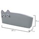Пенал ЮНЛАНДИЯ ЮНИОР, 1 отделение, искусственная кожа, "Gray kitty", 20х9х7 см, 273819 273819