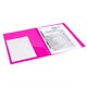 Папка с металлическим скоросшивателем и внутренним карманом BRAUBERG «Neon», 16 мм, розовая, до 100 227466