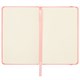 Скетчбук, слоновая кость 140 г/м2 90х140 мм, 80 л., КОЖЗАМ, резинка, BRAUBERG ART CLASSIC, пастель розовый, 116874 116874