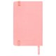 Скетчбук, слоновая кость 140 г/м2 90х140 мм, 80 л., КОЖЗАМ, резинка, BRAUBERG ART CLASSIC, пастель розовый, 116874 116874