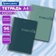 Тетрадь А4, 96 л., BRAUBERG, гребень, клетка, матовая ламинация, "NoteColor" (микс в спайке), 405316 405316