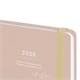 Ежедневник датированный 2026 с резинкой 145х203 мм, А5, BRAUBERG, твердый, "Безмятежность", 117336 117336
