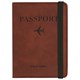 Обложка для паспорта и документов с защитой от считывания, 9 карманов, резинка, экокожа, коричневая, BRAUBERG, 238751 238751