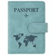 Обложка для паспорта и документов с защитой от считывания, 9 карманов, магнит, экокожа, бирюзовая, BRAUBERG, 238754 238754