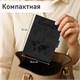 Обложка для паспорта и документов с защитой от считывания, 9 карманов, магнит, экокожа, черная, BRAUBERG, 238757 238757