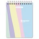 Блокнот МАЛЫЙ ФОРМАТ А6 108х145 мм, 60 л., гребень, картон, клетка, кросс-серия "PASTEL", BRAUBERG, 117033 117033