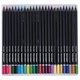 Карандаши цветные чёрное дерево BRAUBERG BLACK WOOD, 75 цветов, мягкий грифель 3 мм, 182044 182044
