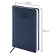 Ежедневник датированный 2026, А5, 138x213 мм, BRAUBERG "Favorite", под кожу, темно-синий, 117036 117036