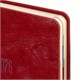 Ежедневник датированный 2026 B6 125х173 мм, GALANT "Vivid", под кожу, красный, 117413 117413