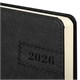 Ежедневник датированный 2026 А5 138x213 мм, BRAUBERG "Imperial", под кожу, черный, 117063 117063