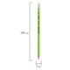 Карандаш чернографитный ПИФАГОР, 1 шт., НВ, пластиковый, корпус салатовый, с резинкой 181445