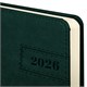 Ежедневник датированный 2026 А5 138x213 мм, BRAUBERG "Imperial", под кожу, темно-зеленый, 117066 117066
