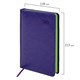 Ежедневник датированный 2026, А5, 138x213 мм, BRAUBERG "Rainbow", под кожу, сиреневый, 117080 117080