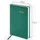 Ежедневник датированный 2026, А5, 138x213 мм, BRAUBERG "Select", балакрон, зеленый, 117083 117083