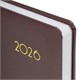 Ежедневник датированный 2026, А5, 138x213 мм, BRAUBERG "Select", балакрон, коричневый, 117087 117087