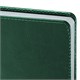 Ежедневник датированный 2026 А5 138x213 мм, BRAUBERG "Inspiration", под кожу, цветной срез, темно-зеленый, 117477 117477