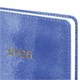 Ежедневник датированный 2026 А5 138х213 мм, BRAUBERG "Elegant", под кожу, застежка, темно-синий, 117366 117366