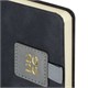 Ежедневник датированный 2026 А5 138х213 мм, BRAUBERG "Accent", под кожу, держатель, серый, 117385 117385
