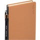 Ежедневник датированный 2026, А5, 138х213 мм, BRAUBERG "Essential", под кожу, держатель, бежевый, 117396 117396