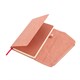 Ежедневник датированный 2026, А5, 145х213 мм, BRAUBERG "Jacket", под кожу, клапан, держатель, розовый, 117400 117400
