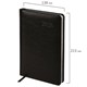 Ежедневник датированный 2026, А5, 138х213 мм, BRAUBERG "Impression", под кожу, черный, 117510 117510