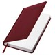 Ежедневник датированный 2026, А5, 138х213 мм, BRAUBERG "Impression", под кожу, бордовый, 117512 117512