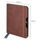 Ежедневник датированный 2026, А5, 151х213 мм, BRAUBERG "Note", под кожу, держатель для ручки, коричневый, 117515 117515