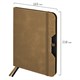 Ежедневник датированный 2026, А5, 151х213 мм, BRAUBERG "Note", под кожу, держатель для ручки, бежевый, 117521 117521
