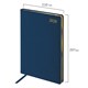Еженедельник датированный 2026, БОЛЬШОЙ ФОРМАТ 210х297 мм, А4, BRAUBERG "Iguana", под кожу, синий, 117155 117155