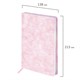 Ежедневник датированный 2026 А5 138х213 мм, BRAUBERG "Ice", под кожу, розовый, 117390 117390