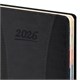 Ежедневник датированный 2026 А5 148х218 мм, GALANT "CombiContract", под кожу, черный, 117488 117488